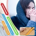 thumbnail image 3 of Virelaxpo 47cm Scarf and Hat Knitting Loom, Green Color Portable Weaving Tool for DIY Scarves and Blankets, Easy Knitting Tool for Creative Home Projects, 3 of 3