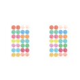 thumbnail image 1 of heritaly 4 Pieces Reinforcement Labels Repair Subsidy Strong Viscosity Doughnut Shape Small Hole Stickers Set for Recipes Binders Halo Dyeing 2Set, 1 of 6