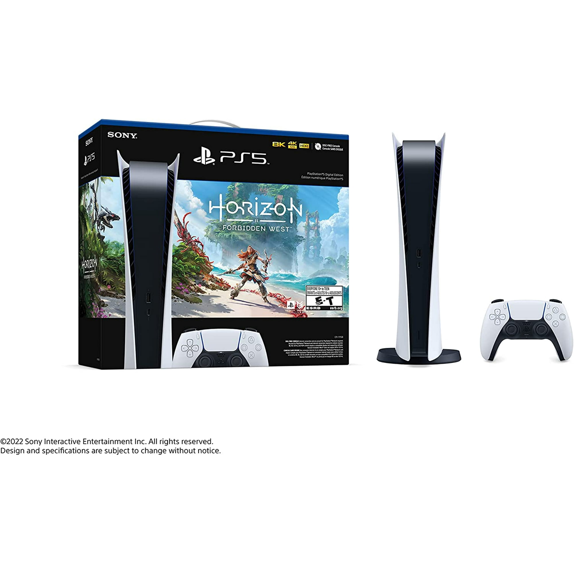 PlayStation 5 Console - Digital Edition - Horizon Forbidden West Bundle