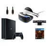 PlayStation VR Bundle 4 Items:VR Headset,Playstation Camera,PS4 Pro 1TB,VR game disc PSVR Until Dawn: Rush of Blood