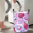 thumbnail image 6 of KLL Dragon Fruit Waterproof Foldable Laundry Hamper Bucket with Handles for Storage Bin,Kids Room,Home Organizer (Medium ), 6 of 7