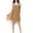 X196-Beige, variant on Censtreet Nightgown for Women Chemise Sleeveless Camisole Slip Nightshirt Babydoll Sleepwear Women Sleeveless Pajama Dress