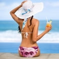 thumbnail image 5 of Pink Monkey Gorilla Swimsuit Women Bikini Set with Detachable Sponge & Adjustable Strap, Two-Pack Ideal for Beach & Pool Parties, 5 of 6