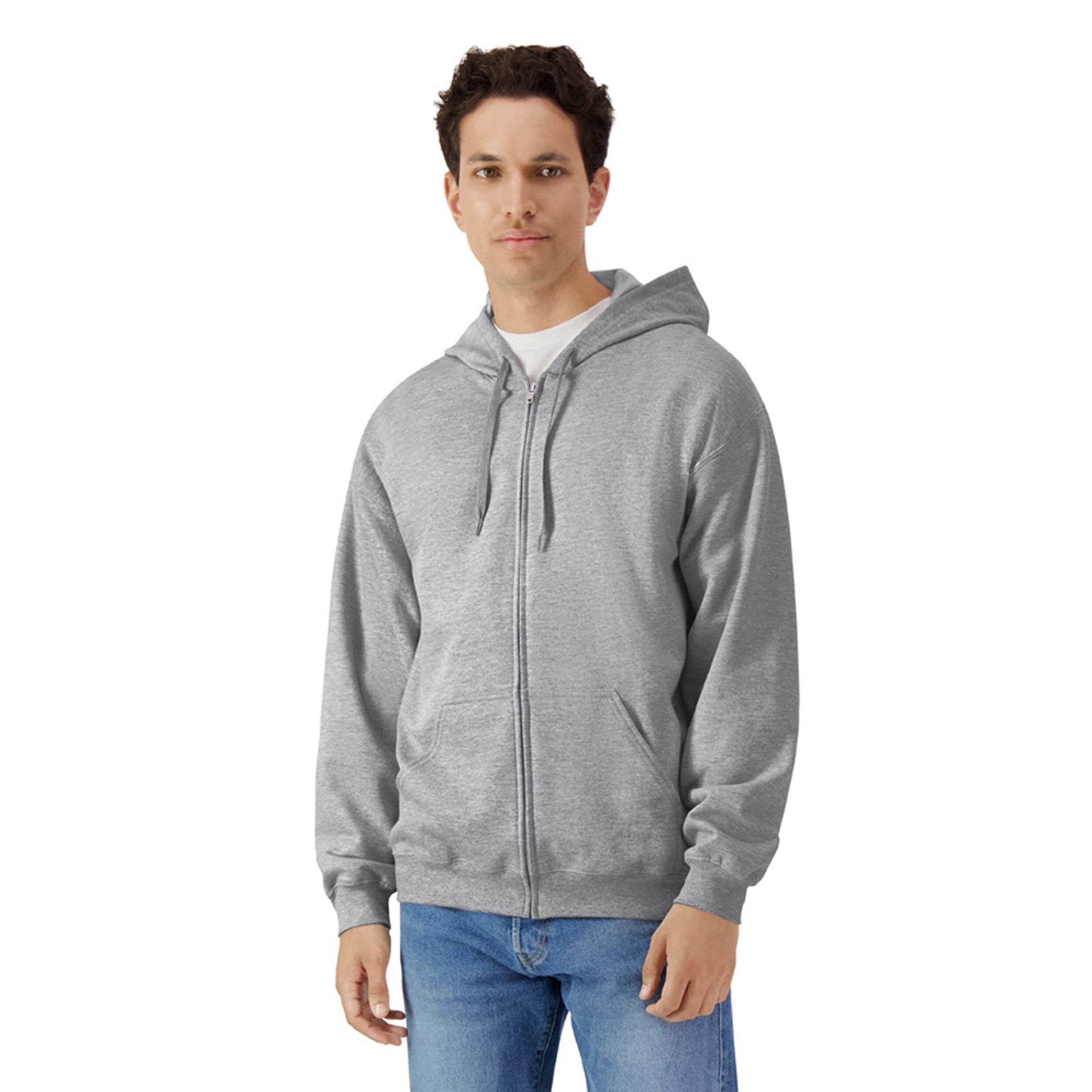 Gildan midweight zip hoodie deals