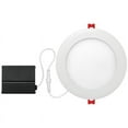 thumbnail image 3 of Globe Electric Ultra Slim Energy Star White 6 in. W Plastic LED Recessed Lighting Kit 12 watt, 3 of 7