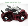 thumbnail image 4 of Flower Rose Artificial Flower With Eyeball Halloween Ghost Black Fake Flower, 4 of 6