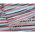 thumbnail image 4 of Hand Braided Bohemian Indian Traditional Colorful Cotton Chindi Area Rug Home Decor Rug Rag 24''x36'' with Tassel Fringes Machine Washable, 4 of 5