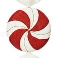 thumbnail image 2 of Vickerman 18" Red-White-Green Flat Peppermint Candy Christmas Ornament, 2 per Bag, 2 of 5