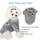 thumbnail image 3 of Greeniant Ropa para perros Disfraces Estilo simple Suéter multicolor para mascotas Cachorros Camisa Suavidad Mantener caliente Cachorro Chaleco Café L Ropa para mascotas Gris SG Greeniant PT003805-29B, 3 of 6