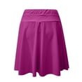 thumbnail image 5 of Women's High Waisted Swim Skirt with Shorts Liner Bathing Suit Tankinis Swimsuit Bottoms with Zipper Pockets Flowy Skirts for Women XL, 5 of 9