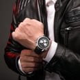 thumbnail image 3 of MEGIR Fashion Quartz Sports Chronograph Watches for Men Luminous Calendar Large Dial Wristwatch, 3 of 9