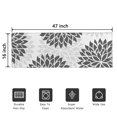 thumbnail image 5 of Bohemian Retro Floral Non-Slip Entryway Door Mat,Boho Indoor Decor Durable Low Plush Door Mat,Washable Welcome Rug for Patio Hallway Home Decor 16x47 Inches, 5 of 6