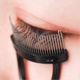 thumbnail image 5 of 2 Pcs Steel Needle Eyelash Brush Metal Eyelash Curler Eyelash Separator Semi-Curved Eyebrow Brush Grafting Implant Eyelash Combing Tool Mascara Assist, 5 of 5