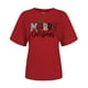 thumbnail image 4 of Fiudx Ofertas Flash Artículos En Oferta Camiseta con Cuello Redondo para Mujer Camiseta con Estampado Navideño Camisetas de Manga Corta Tops, 4 of 4
