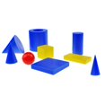 thumbnail image 1 of 8pcs Sólidos Geométricos Formas 3D Aprendizaje Educación Matemáticas Juguetes Recursos Yotijar Juguete de sólidos geométricos, 1 of 6
