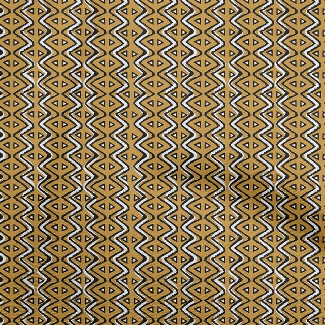 oneOone Velvet Mustard Yellow Fabric Block Sewing Craft Projects Fabric Prints By Yard 58 Inch Wide-3Q