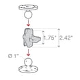 thumbnail image 4 of RAM Double Socket Arm B Ball A, 4 of 5