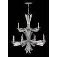 thumbnail image 2 of Fredrick Ramond Fr40909 Vida 12 Light 34" Wide Abstract Chandelier - Glacial, 2 of 3