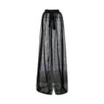 thumbnail image 2 of Lnzyyephy Women Sexy Tutu Mesh Skirts, See-throung Maxi Skirts, Solid Color High Waist Skirt, 2 of 8