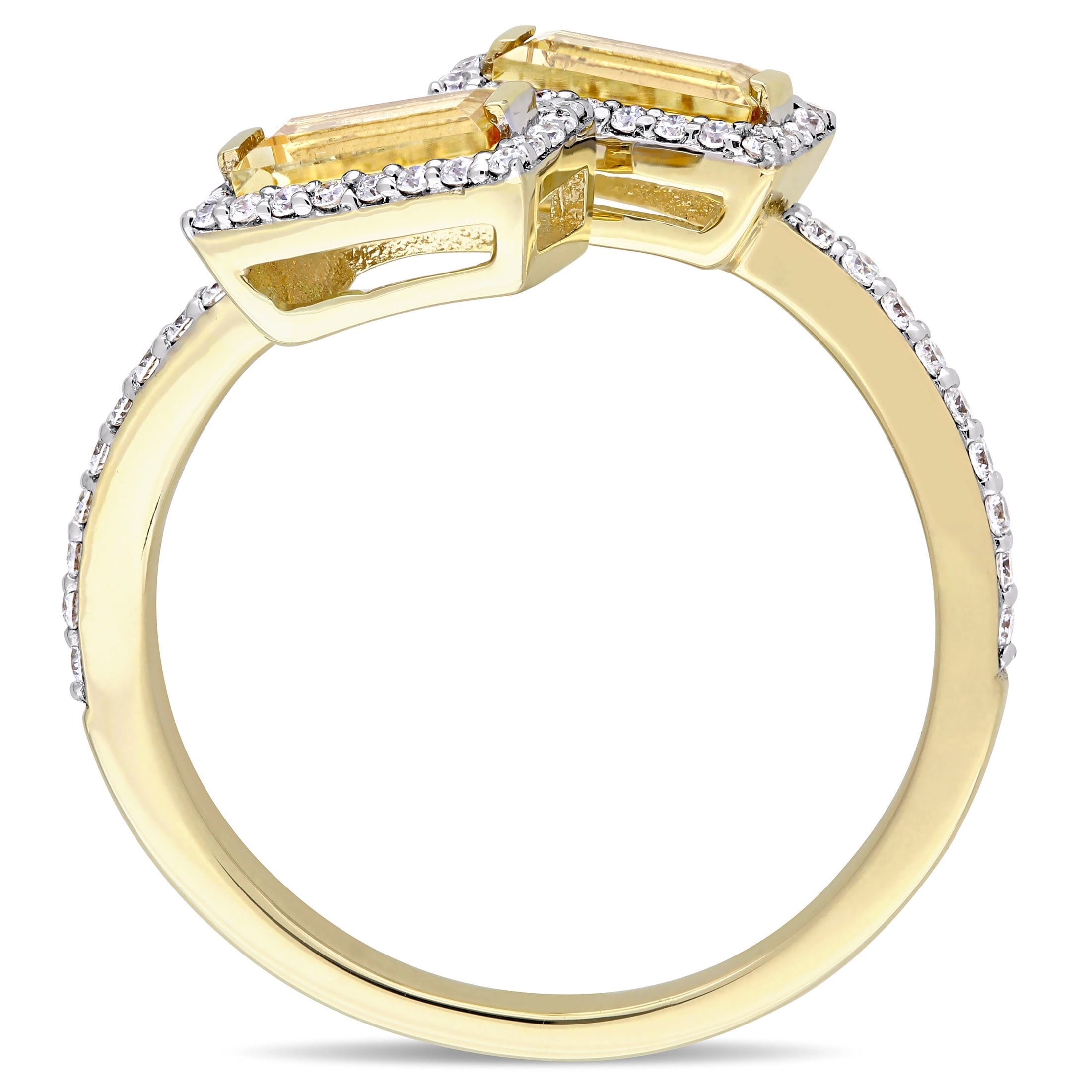 Everly Women's Citrine 14k Yellow Gold Ring