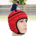 thumbnail image 1 of Youth Soft Shell Helmet for Soccer Rugby Football, with EVA Sponge, for Head Protection Kids Adults, Rugby Headguard, Ventilated Design, Adjustable Strap, Suitable for Various, 1 of 7