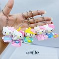thumbnail image 4 of En stock, venta al por mayor, diario de vestir de dibujos animados, llavero de gato KT, muñeca estéreo de Hello Kitty, llavero, llavero de coche, 4 of 5