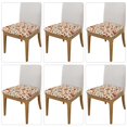 thumbnail image 2 of Fotbe Thanksgiving with Food Velvet Stretch Couch Cushion Cover Plush Cushion Slipcover for Chair Cushion Furniture Protector Seat Cushion Sofa Cover-16.9in, 2 of 9