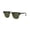 Polished Black On Gold Frame | G-15 Green Lens, variant on RB3016F CLUBMASTER CLASSIC LOW BRIDGE FIT Square Shape Sunglasses Polished Black Frame / Polarized G-15 Green Lens 55mm