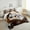 White Brown Wheat, variant on Erosebridal Western Cowboy Comforter Sets,Animal Horse Comforters & Duvets,Animal Print Bedding Comforter Set,Ultra Soft Floral Bedroom Decorative,Reversible,2pcs