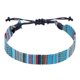 thumbnail image 1 of 1PC Color Cuerda Tejida Pulsera Ajustable Boho Surfer Pulsera para Hombres Mujeres Cuerda Delgada Cuerda Hecha a Mano Playa Pulsera Colorida Pulsera Bohemia, 1 of 4