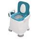 thumbnail image 5 of Asiento de inodoro portátil con asa ancha y altura ajustable que evita resbalones, silla con inodoro y bolsa de basura para personas mayores, color azul, 5 of 15