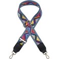 thumbnail image 1 of GFDYREE Grand Sangle de Sac à Main et Sac à Bandoulière Jacquard Tissé Style Guitare Multicolore Sangle de Remplacement Toile Sangle de Sac Bandoulière Réglable, 1 of 5