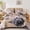 Beige, variant on 7-Piece King Khaki Floral Comforter Set, Elegant All Season Bed in a Bag with Sheets & Pillowcases