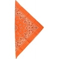 thumbnail image 2 of Bandanna Co Paisley, Orange, 22" x 22" (4th), 2 of 4