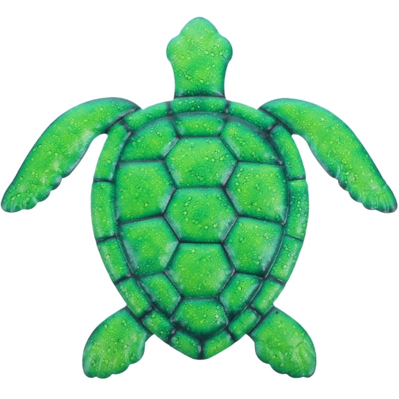 Clispeed Iron Turtle Sculptures Metal Garden Wall Art for Patio Porch and Fence Decor