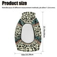 thumbnail image 7 of Renewold Waterproof ATV Seat Cover 25.2x10 Inch, Universal 4 Wheeler Seat Cover Stretch Fit for Honda/Yamaha/Polaris, Elastic Edge Mud/Snow Protector, Heavy Duty, American Tribal Cow Print Beige, 7 of 7