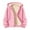 Pink, variant on LIJCC Youth Fleece-Lined Hoodies Full Zip up Sweatshirts Teen Girls Plain Thick Sherpa Lined Hoodie with Pockets Fall Winter Warm Clothes Daily Casual Fashion Coats