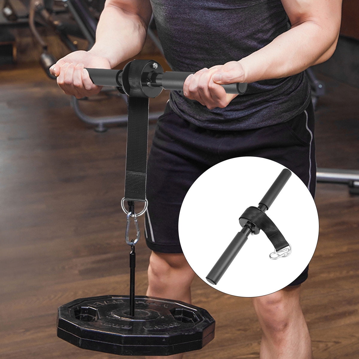 Worgeous  Forearm Trainer Bicep Strengtheners Exerciser Machine Fitness Black