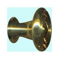 thumbnail image 2 of Bright Brass Drawer Door Knobs 1" Dia. x 1" H Round Spooled Doorknobs for Kitchen Cabinet, Dresser, Wardrobe, Medicine Chest w/Screws Renovators Supply, 2 of 4
