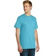 thumbnail image 4 of Port & Company Pigment Dyed Pocket Tee-S (Tidal Wave), 4 of 6