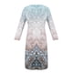 thumbnail image 5 of ICHUANYI Clearance Fashion Women Casual Sexy Round Neck Printing Summer Short Sleeve Pockets Dress(Light Blue, S) ICHUANYI WER2023081206440, 5 of 5