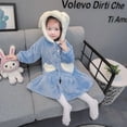 thumbnail image 4 of Bonito camisón de franela para niña, pijama con capucha de manga larga, bonito Sanrios My Melody Cinnamoroll, Kawaii, otoño e invierno, regalo para niños, 4 of 4