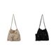 thumbnail image 1 of Bolso de hombro acolchado para mujer con estampado de lazo simple y bolso pequeño (albaricoque), 1 of 8