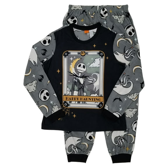 The Nightmare Before Christmas Mens 2-Piece Fleece Sleepwear Pajama Set Medium