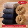 thumbnail image 3 of 2Pairs Winter Socks Mens Warm Wool Socks Thick Winter Thermal Wool Crew Socks, 3 of 6