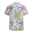 thumbnail image 3 of High Quality Hawaiian Shirts for Men Short Sleeve Aloha Beach Shirt Floral Summer Casual Button Down Shirts Blouses PY82O3, 3 of 7