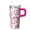 Texture-117, variant on 20oz Textured Handle Tumbler with Geometric Design, Stainless Steel Double Wall Insulated Travel Mug, Leak Proof Straw Lid