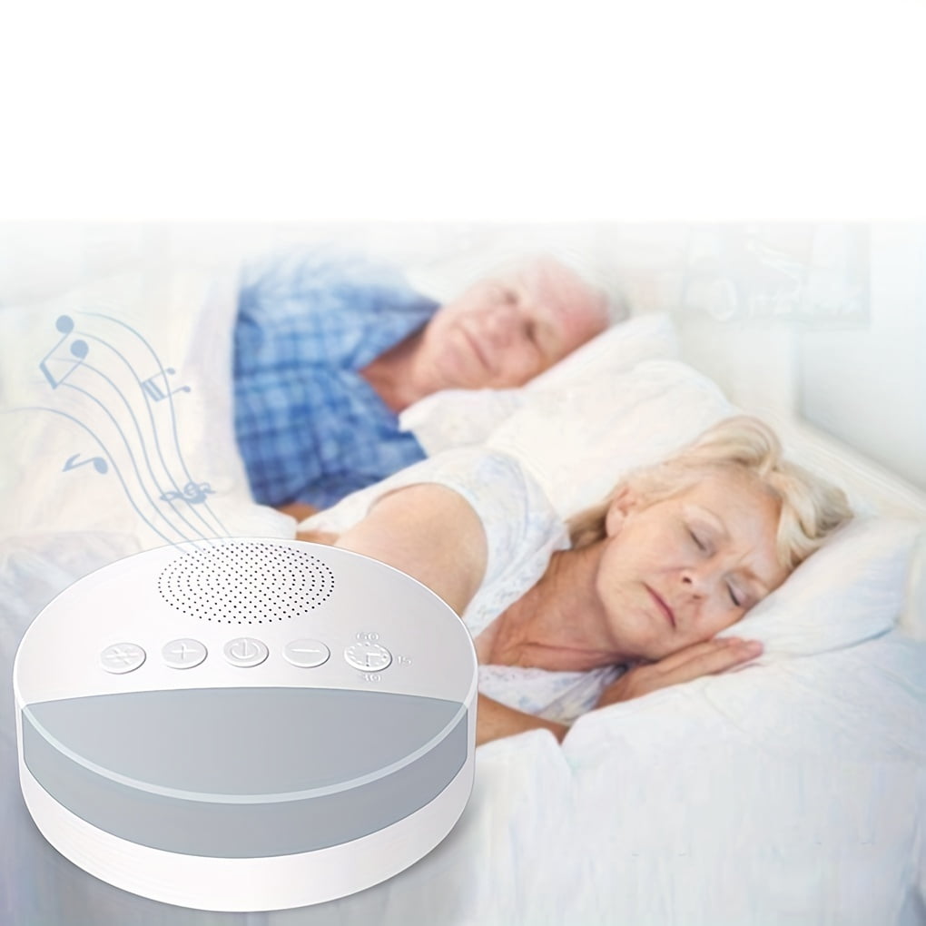Sleep Sound White Noise Machine with Natural Soothing Sounds and Memory Function, Sleep Aid Machine - Portable Sleep Assistant Device, USB and Sleep Timer Sound Relax for all ages