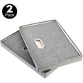 thumbnail image 2 of Grande Boîte de Rangement avec Couvercle Pliable en Tissu, 2 of 4