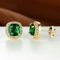 thumbnail image 2 of LINXIQIN 925 Sterling Silver Stud Earrings Birth Cubic Zircon Fashion Jewelry For Women, 2 of 6